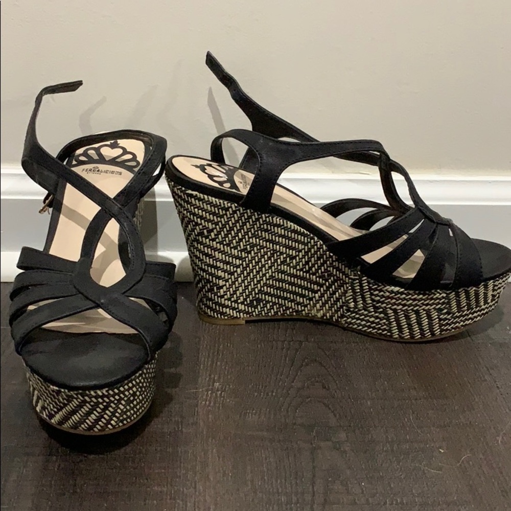 Fergalicious wedges size 7.5